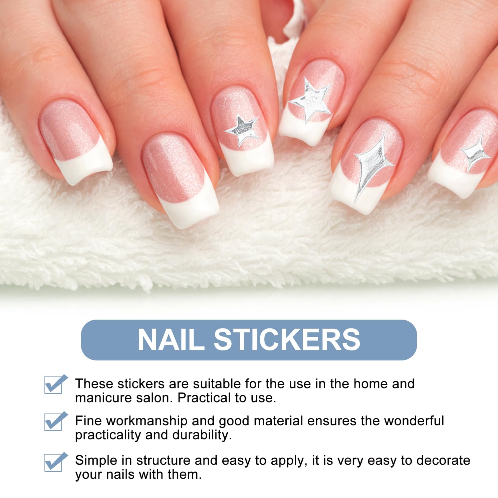 5 Set Adesivi Per Unghie Creativi E Stickers Per Decorazioni Manicure Facili Applicare Design Unico Per Nail Art Per Amiche E Appassionate Unghie 8 Fogli*5