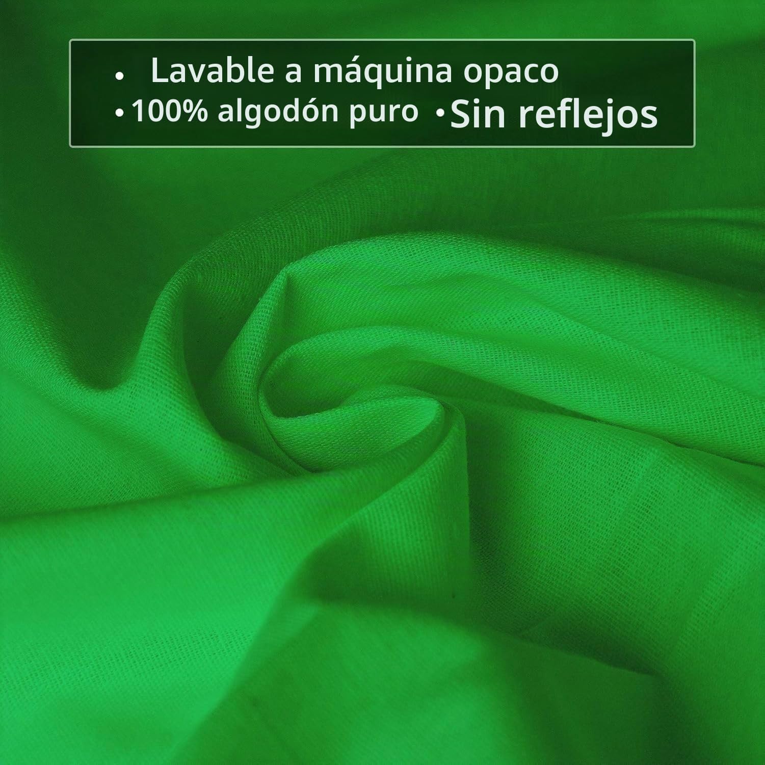 EMART Kit de Sistema de Telón de Fotográfico, 2,6m x 3m Soporte para Fondo Ajustable, 3 x 3,6m Telón de Fondo Verde con 2 Pinzas de Resorte para Estudio de Fotografía, Retrato, Producto y Vídeo