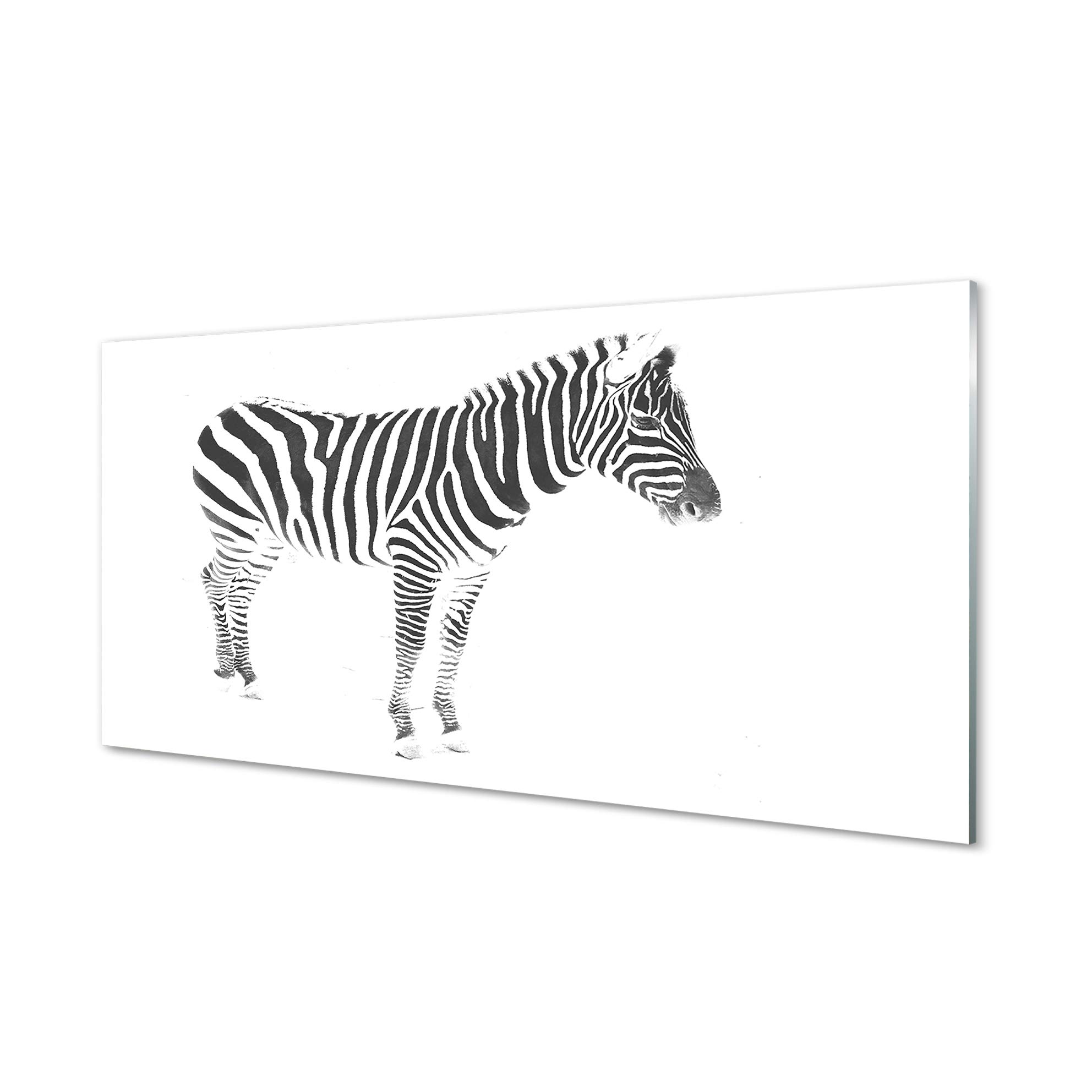 Verre trempé sécurité Tulup 120x60cm pour une crédence adhésive haut de gamme motif animaux