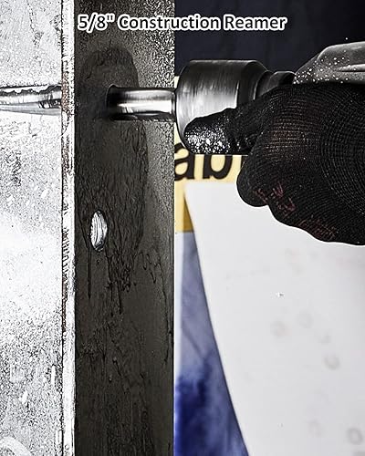 Vista 11 de 3/4 "Puente de taladro/Broca escariadora de construcción con vástago de 1/2" HSS Herramienta de broca de escariador para acero Metal Madera Aleación