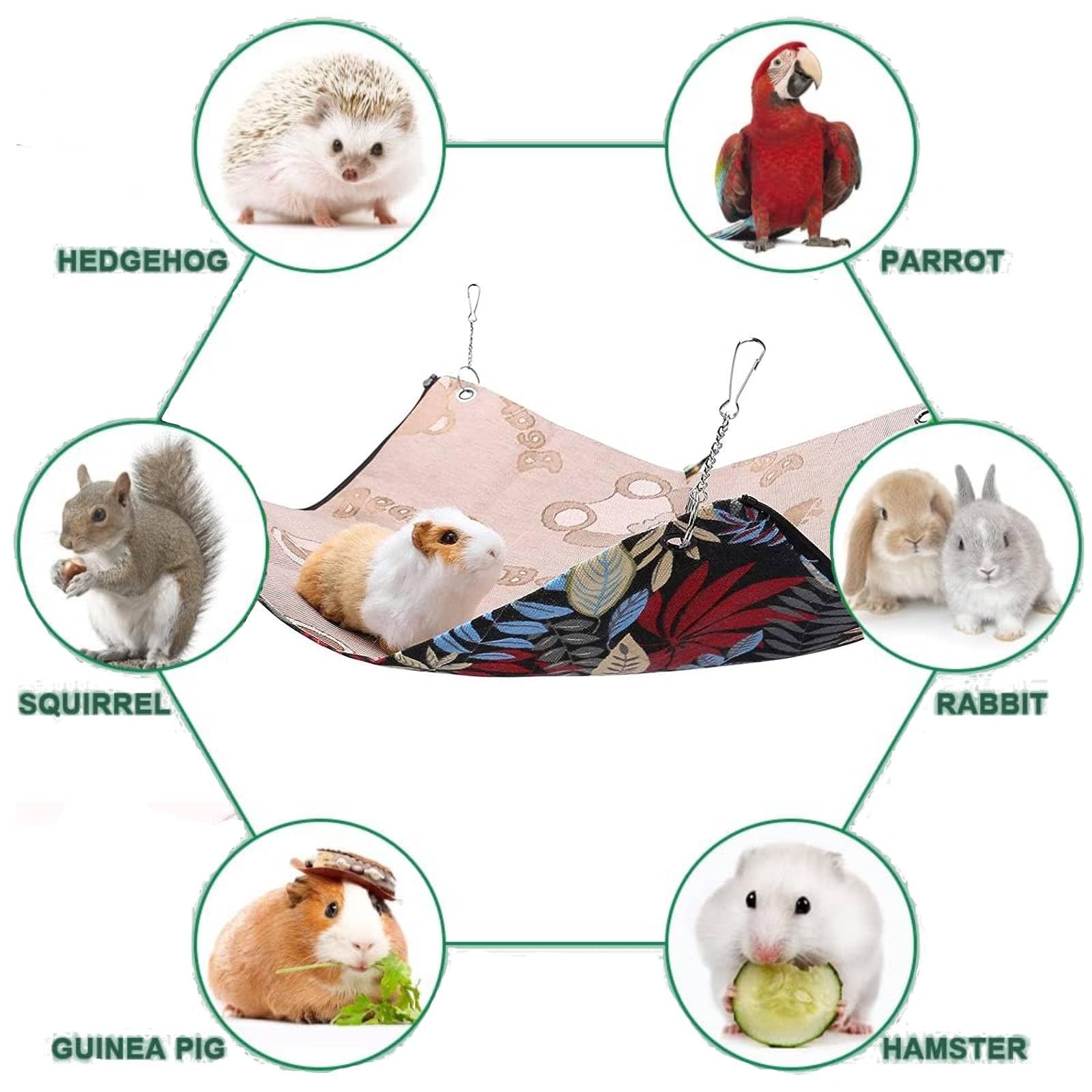 Amaca Per Piccoli Animali MINGZE - Morbida E Confortevole Per Criceti, Furetti E Cincillà - Foto 11