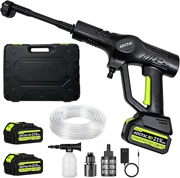 Cordless Pressure Washer 1400PSI with 6-in-1 Nozzle