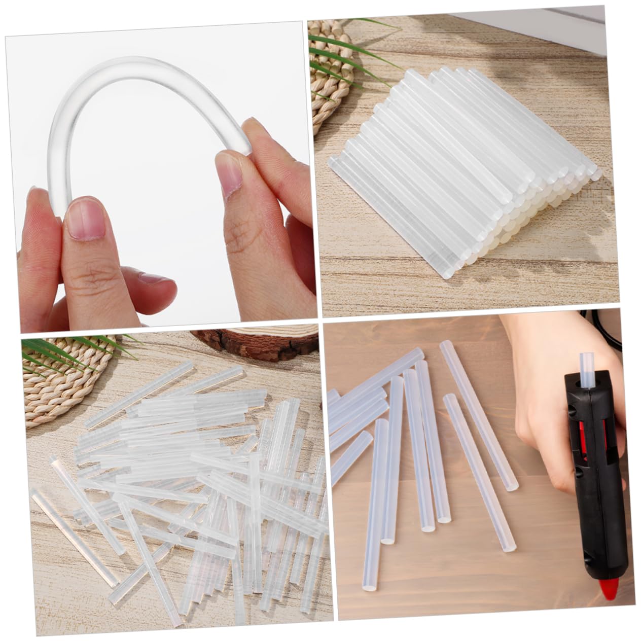 100Pcs High Strength Hot Glue Sticks for Crafting Multi Function Adhesive Sealing Sticks for DIY Arts Home Decor and Repairs High Temperature Glue Rods