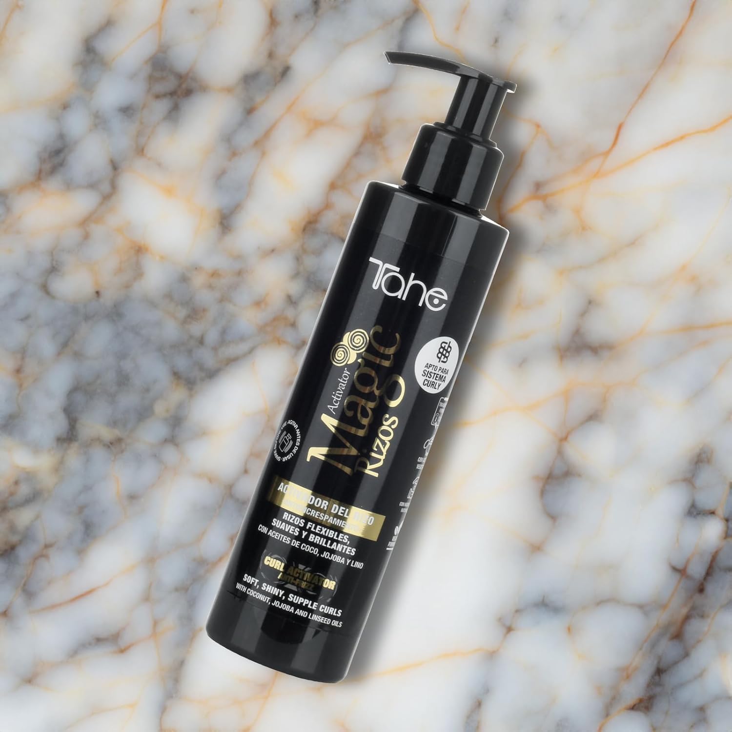 Tahe Magic Rizos Curl Activator Anti-Frizz Suitable for the Curly Method, 200ml