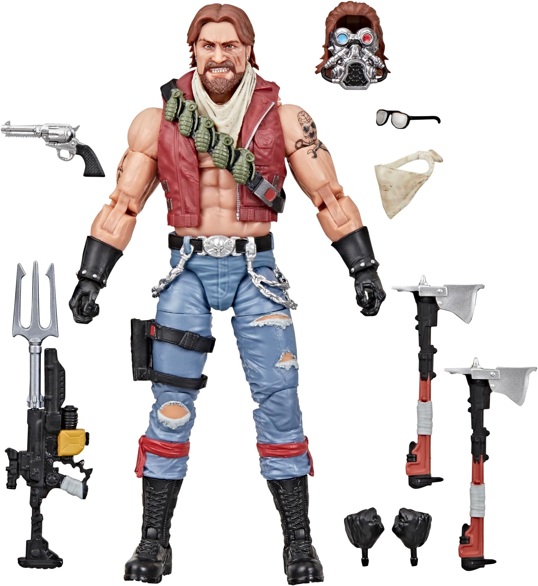G.I. Joe Classified Series #167, Dreadnok Monkeywrench, Collectible 6 Inch Action Figure with 10 Accessories