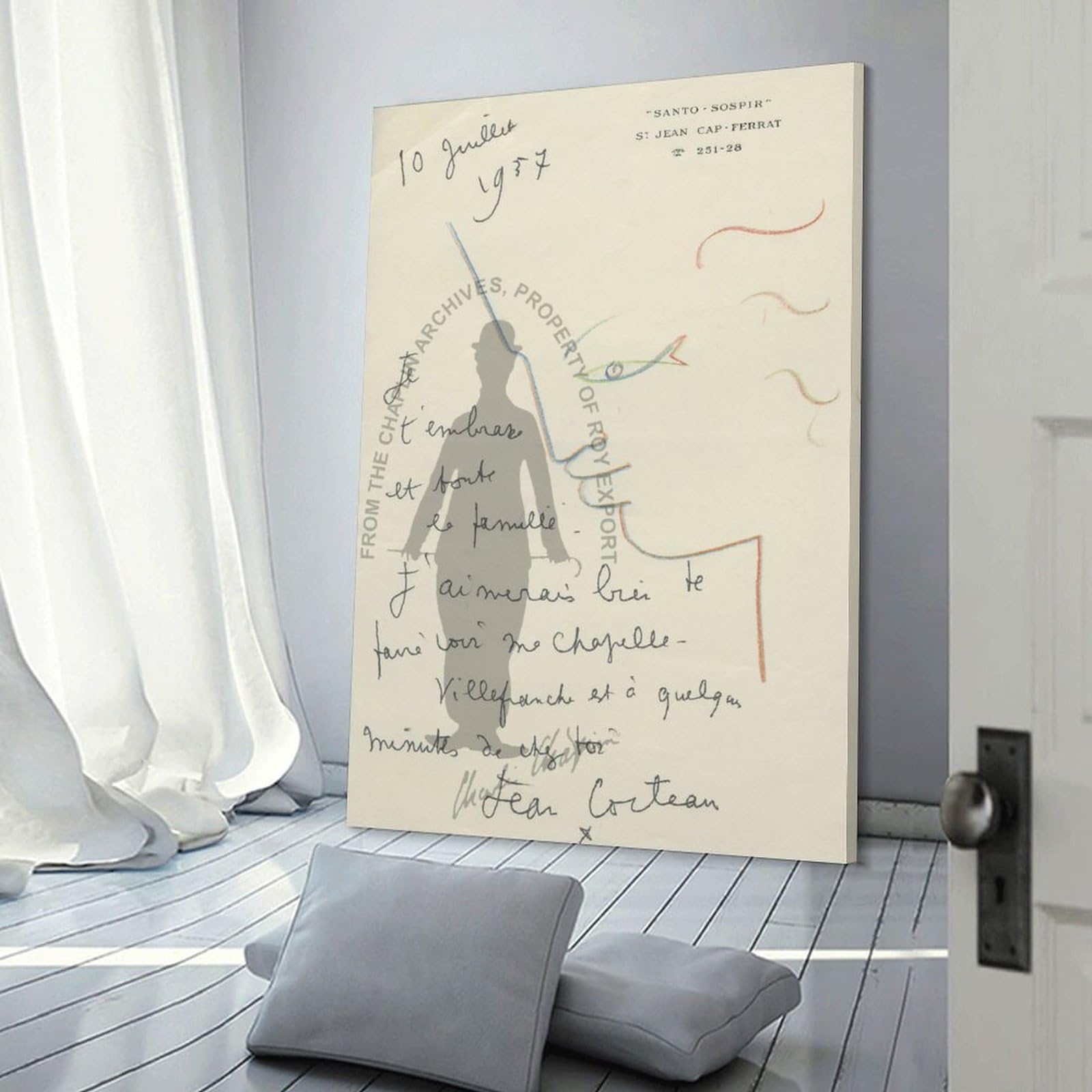 アートポスター ジャン・コクトー エキシビジョンポスター Amazon.co.jp: ジャン・コクトー 絵画抽象アートポスター