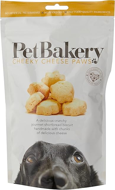 Pet Bakery Dog Treat Paws Cheese, 190 g