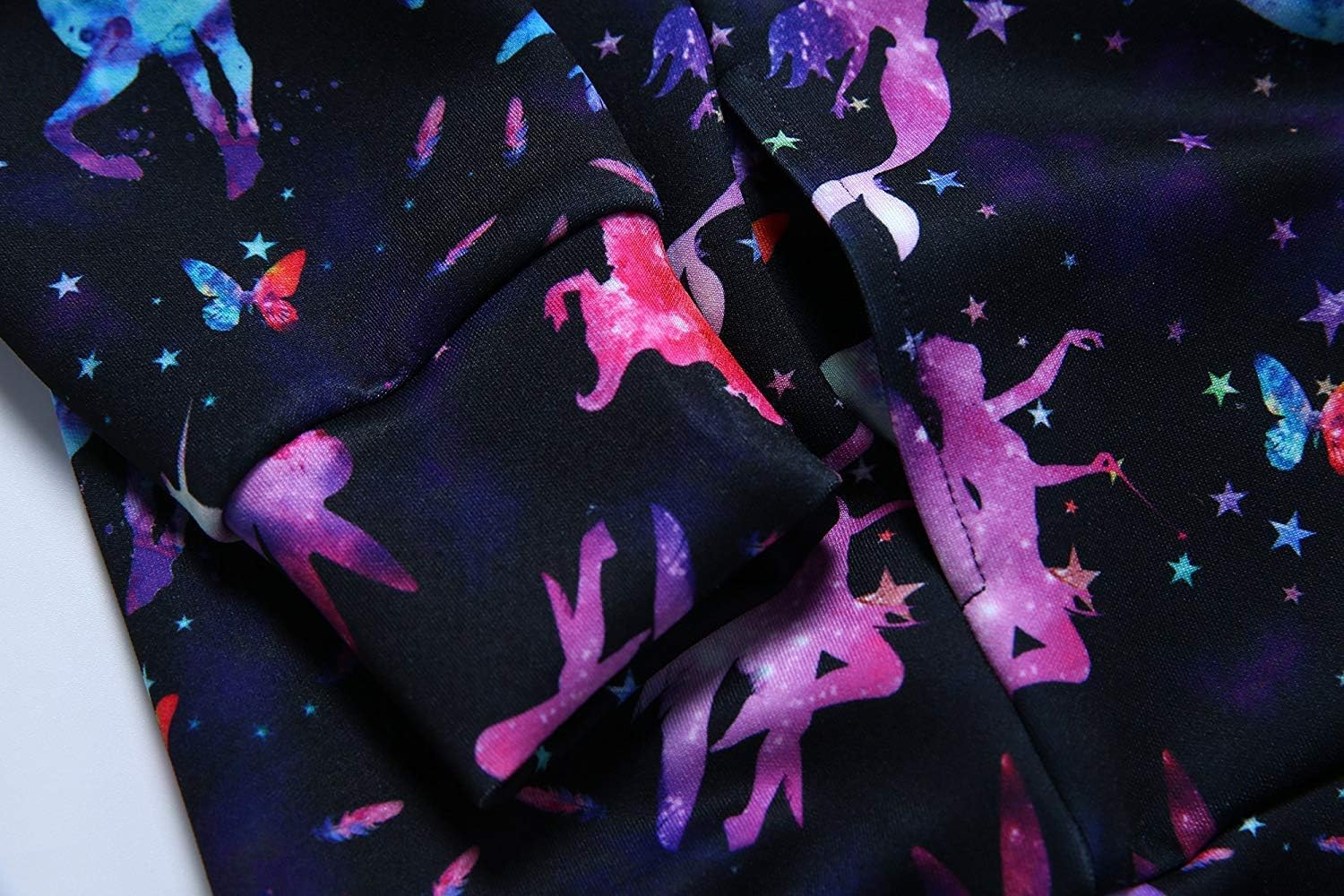 QPANCY フーディー ガールズ ジップアップ ジャケット ジッパー スウェットシャツ 秋冬服 US サイズ: 3-4 Years