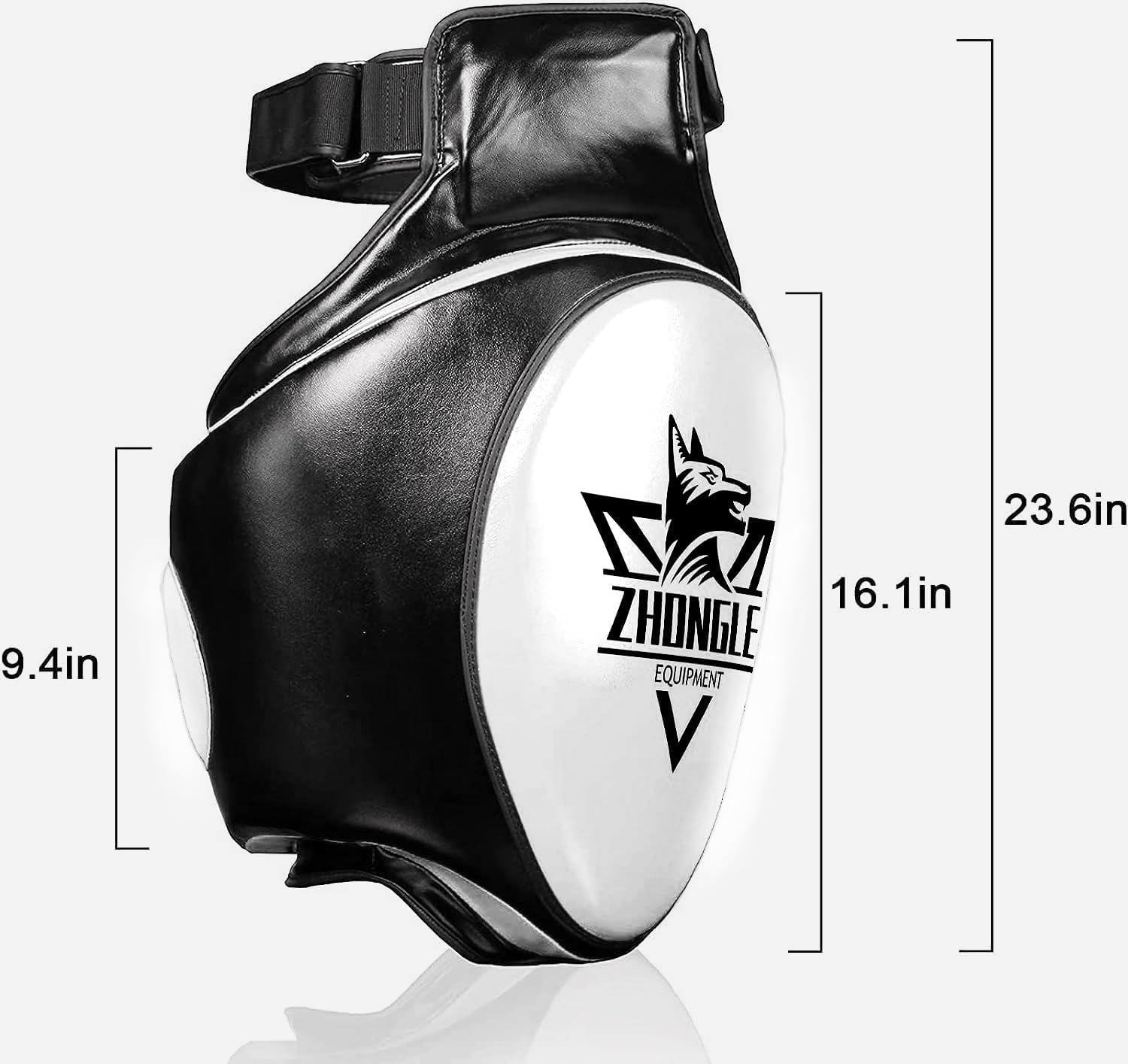 Cuscinetti per Cosce Muay Thai, Protezioni per Coscia per Sport Coscia Max Thick 10,2 Cm, Muay Thai Thigh Guards Kick Pads, Kicking Leg Pads per Muay Thai, UFC, Taekwondo, Heavy Hit Training