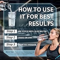 Vista 6 de 32 Sticks Electrolytes Powder Packets Sugar Free Hydration Packets, 8 Flavors Liquid Daily IV Electrolyte Drink Mix for Rehydration with 8