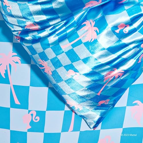 Miniatura 7 de Kitsch Juego de Cuurling sin calor satinado y funda de almohada de satén (Malibu Barbie) con descuento