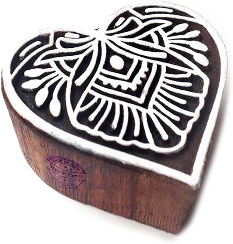 Miniatura 5 de Royal Kraft Sellos de madera DIY tela, textil, arcilla, cerámica, papel, bloques de impresión de henna THFtag018