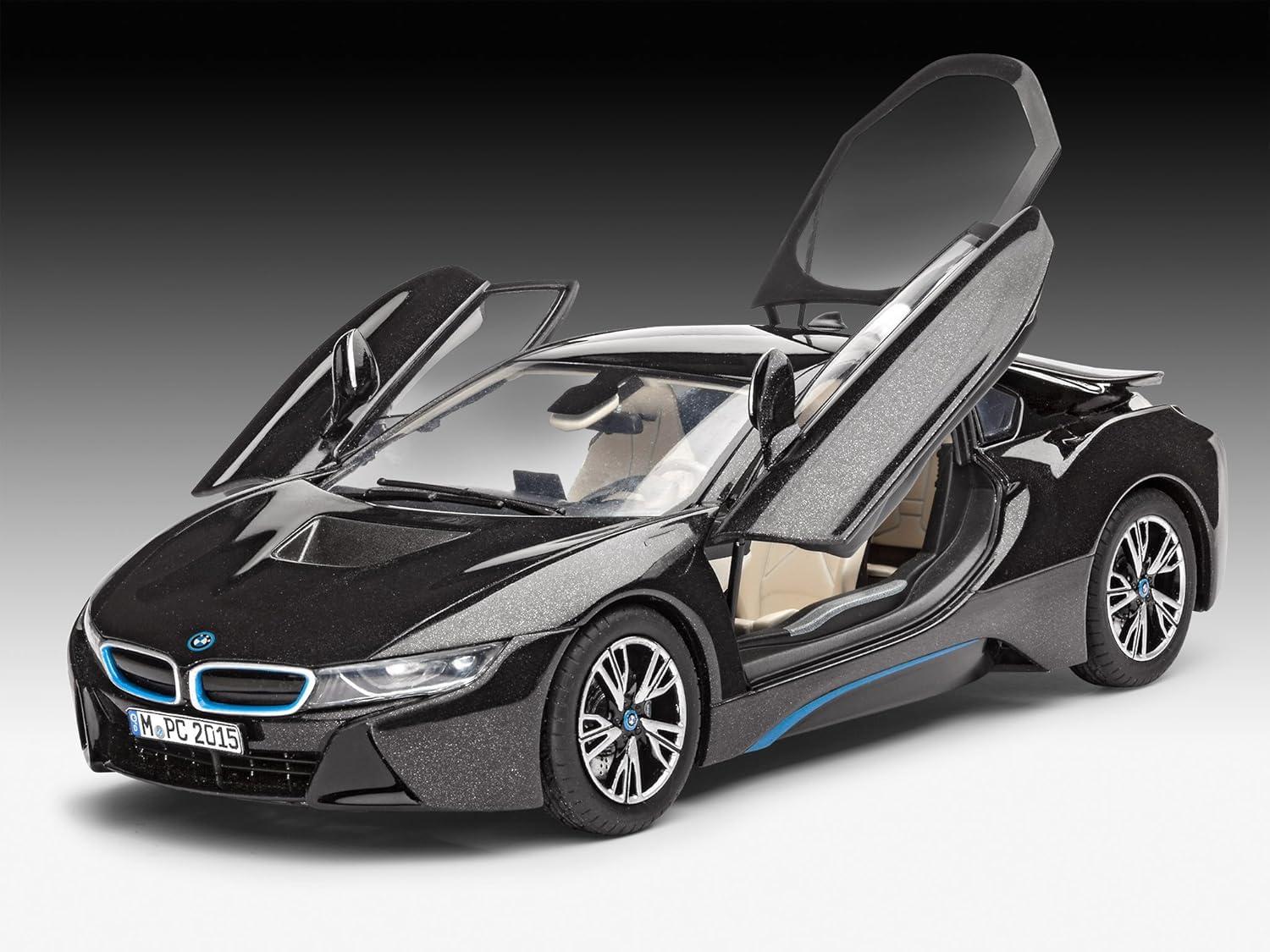 Revell - 07008 - Mbmw I8 - 131 Pièces - Echelle 1/24, Le noir