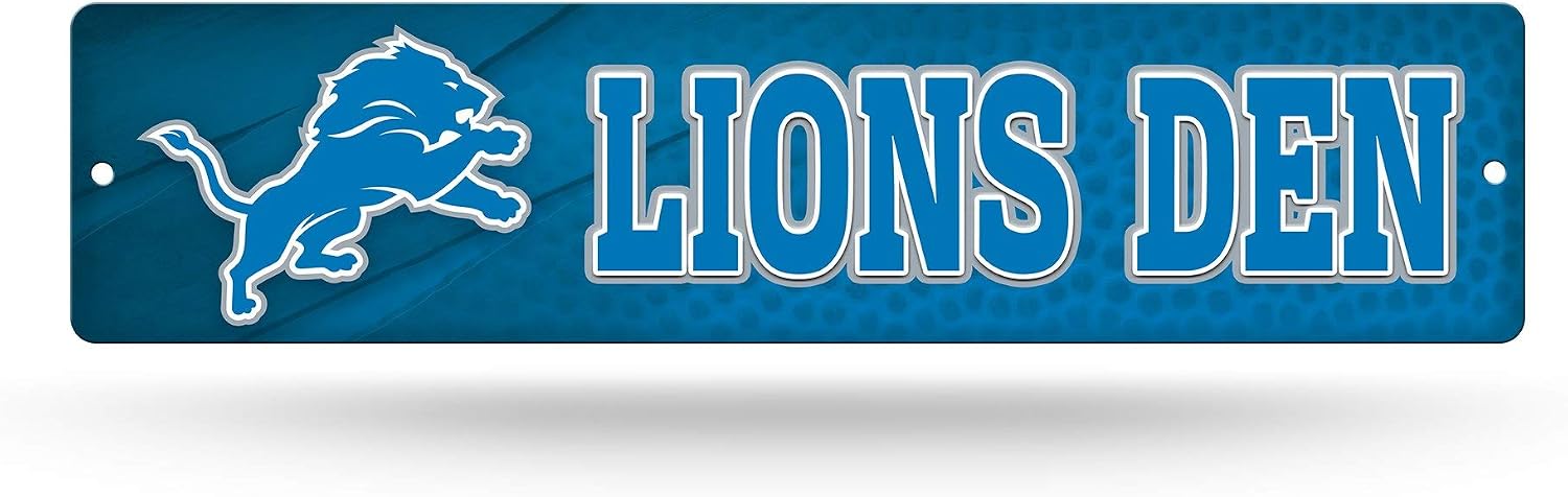 NFL Rico Industries Plastic Street Sign Plastic 4" x 16" Street Sign