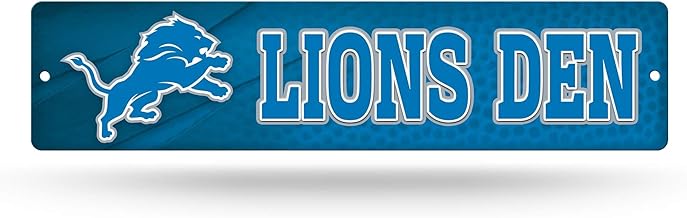Rico Industries NFL Plastic Street Sign Plastic 4" x 16" Street Sign
