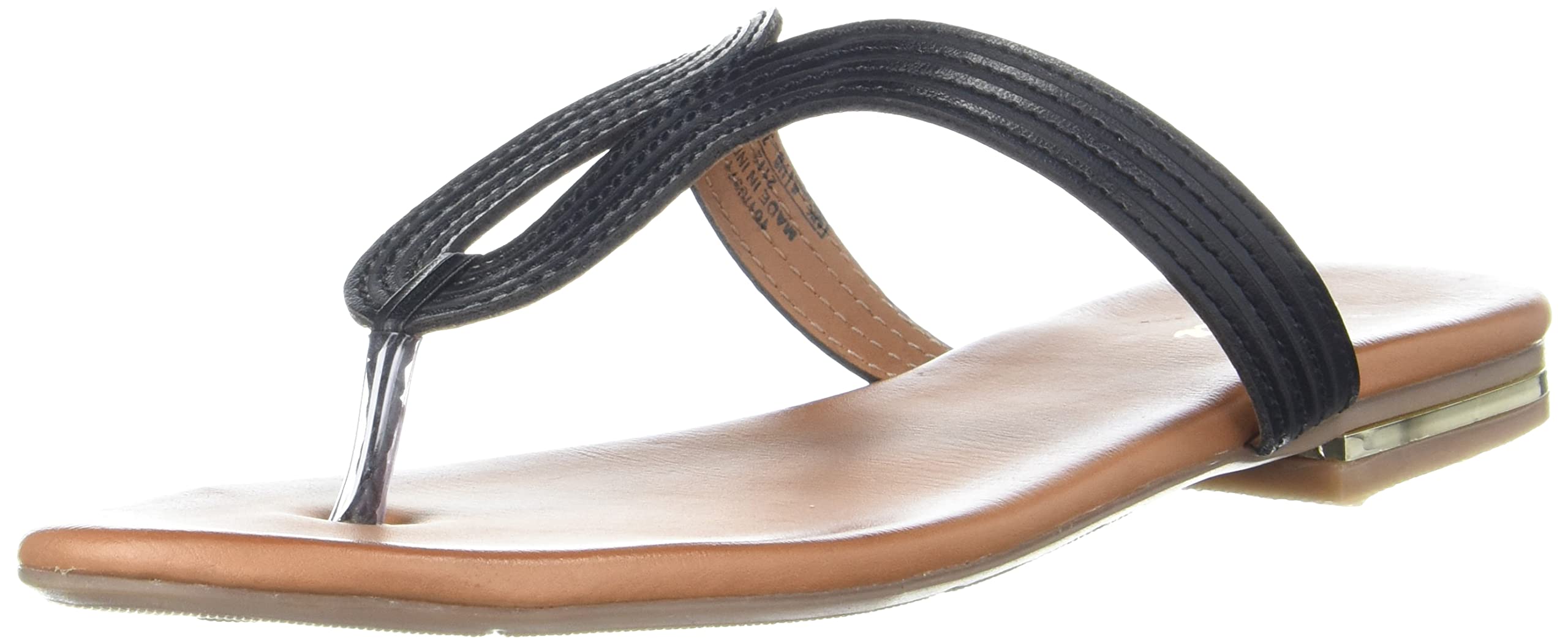 Bata womens Ankh Thong E Black Slipper - 3 UK (5716192) (B09QQNWD99) Amazon Price History, Amazon Price Tracker