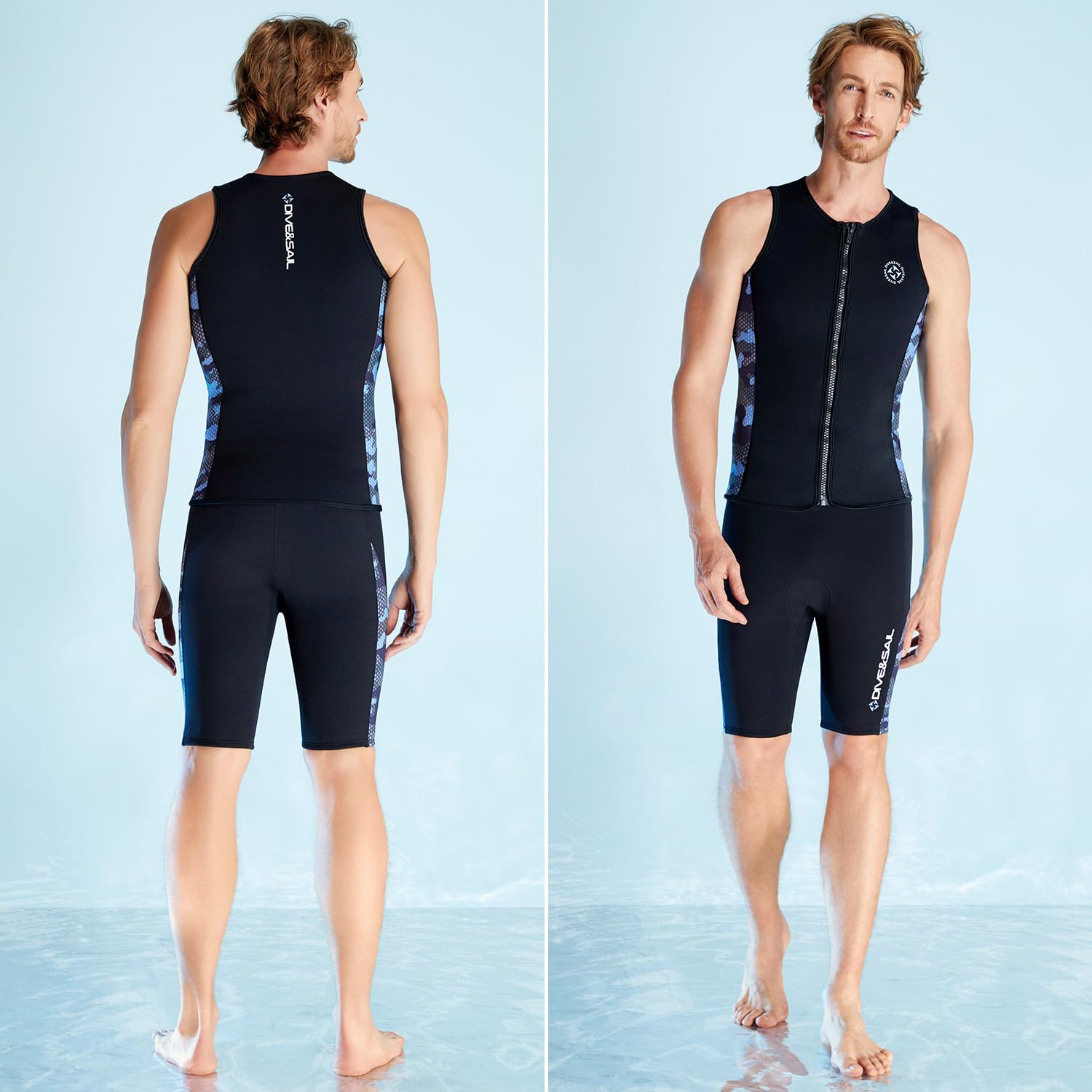 Neoprenshorts, Neopren Shorts Tauchshorts Tauchhose 2mm, elastisch Abriebfest & warm, ideal für Tauchen, Schnorcheln, Kajaken, SUP, Surfen und Freitauchen