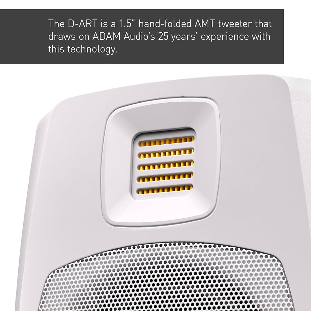 Amazon.co.jp: ADAM Audio D3V ペア White アクティブ モニター