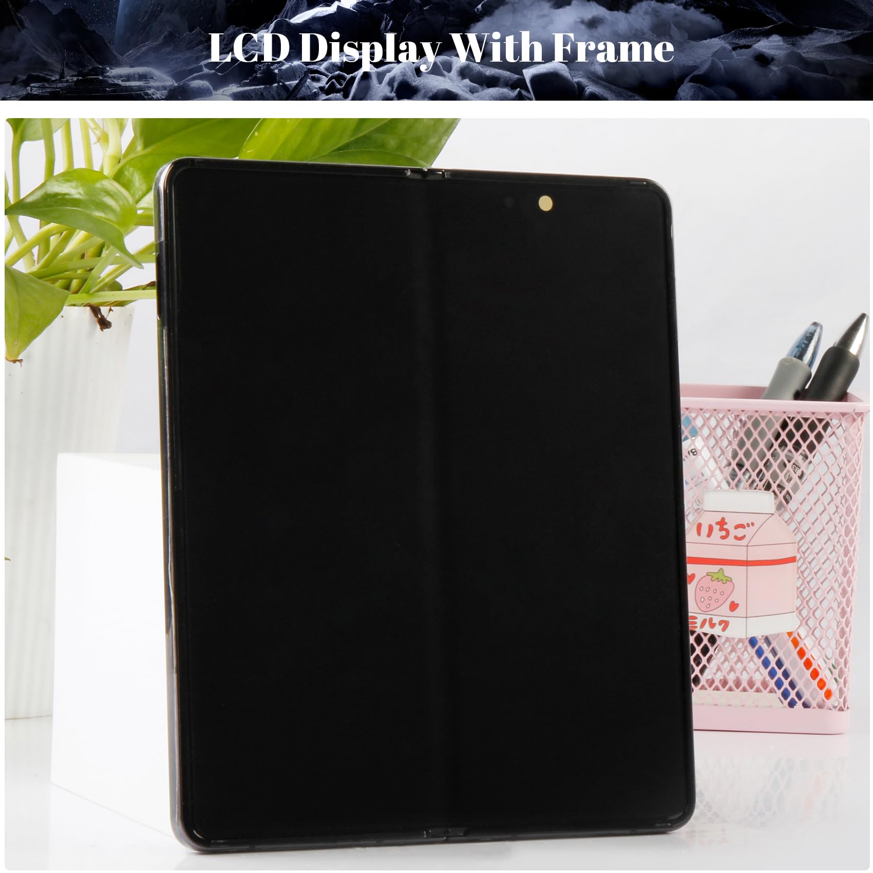 Cornice Centrale Schermo Per Samsung Z Fold 2 5G F916 - Kit Riparazione Display LCD Con Strumenti Inclusi