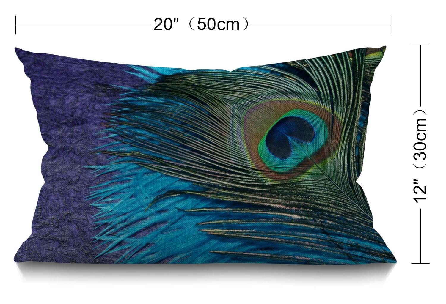 LIESON Federe Copricuscino 45x45 Cm In Lino Con Cielo Stellato – Set Fodere Per Divano E Camera Da Letto, Blu/verde/viola, Con Cerniera
