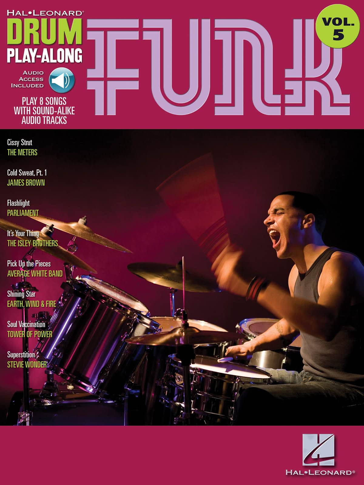 Hal Leonard Drum Play-Along Funk Book