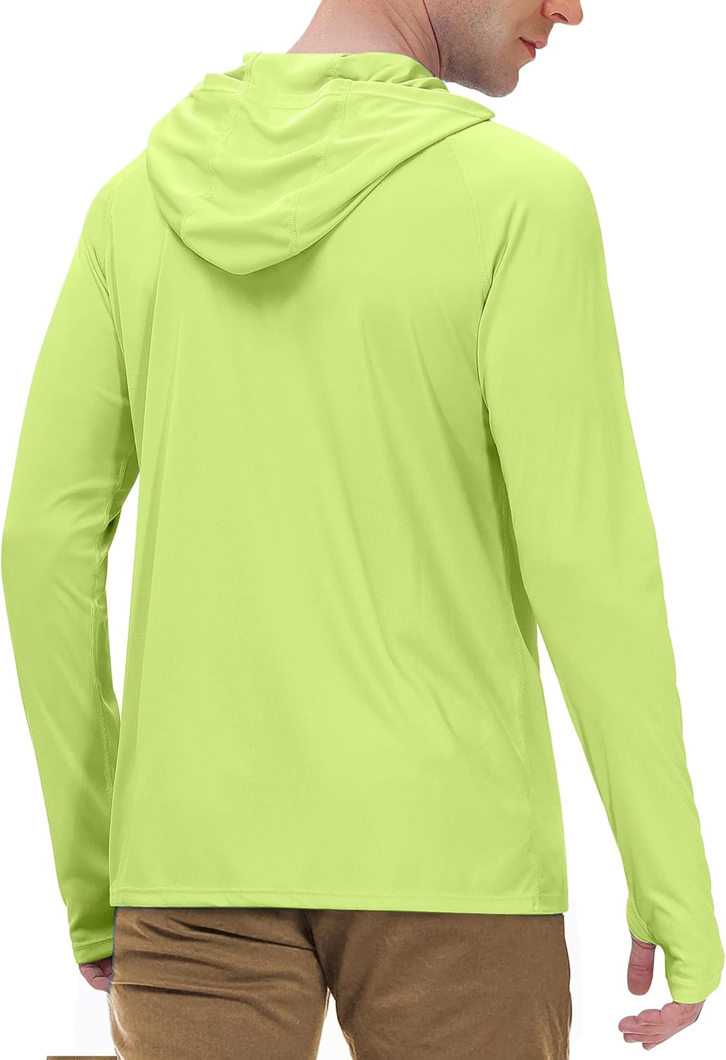 Roadbox Mens UPF 50+ Long Sleeve, Sun Hoodie Fishing Shirts for Men, UV Protection Hooded for Hiking Running Workout - Image 2