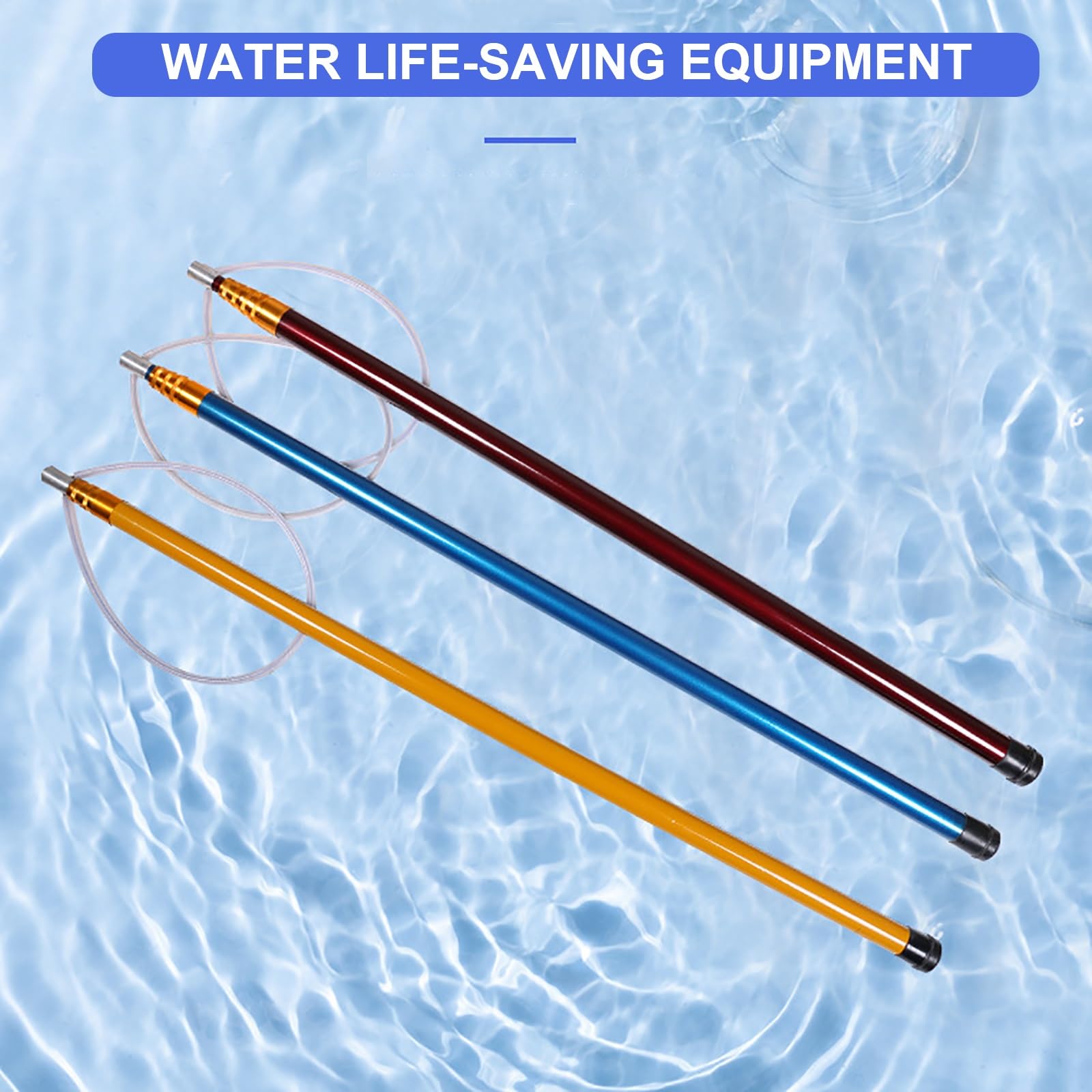 Crochets de sauvetage d'urgence pour piscine, crochet de sécurité télescopique pour piscine, mât de portée en fibre de verre, 5,5 m
