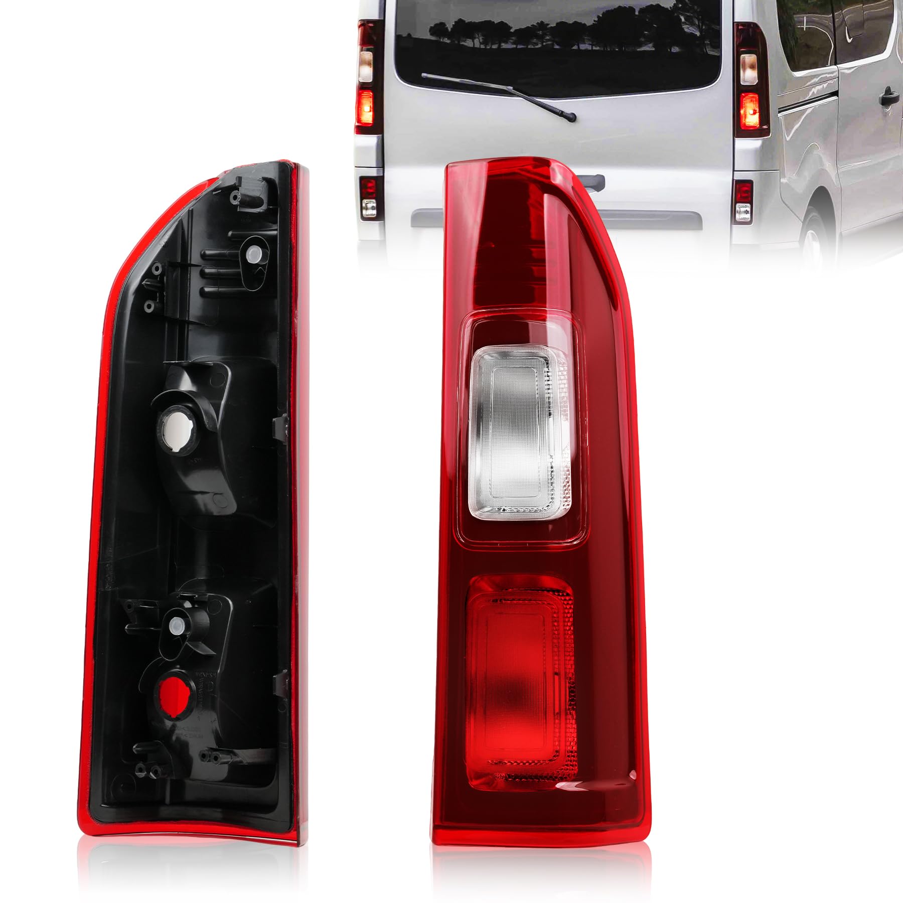 Fanale posteriore superiore destro per TRAFIC 3 furgoni (FG_) Bus (JG_), TALENTO Bus/Kasten (296_), NV300 Kasten/Kombi (X82) dal 2016, fanale posteriore per VIVARO B Combi/Kasten (X82) dal