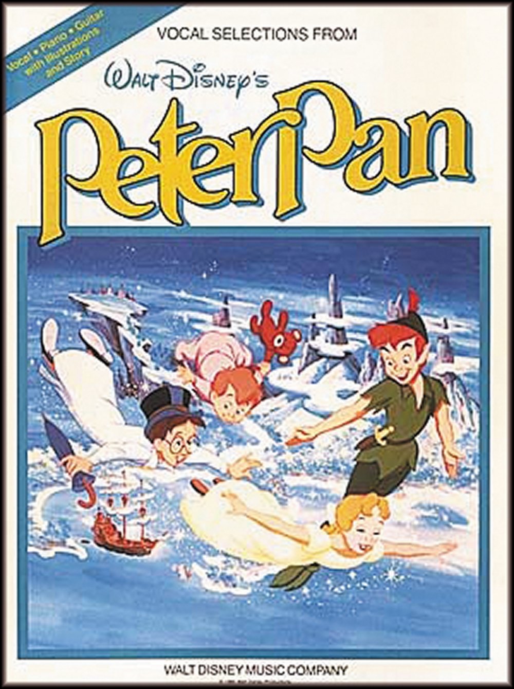 Peter Pan Piano, Vocal and Guitar Chords