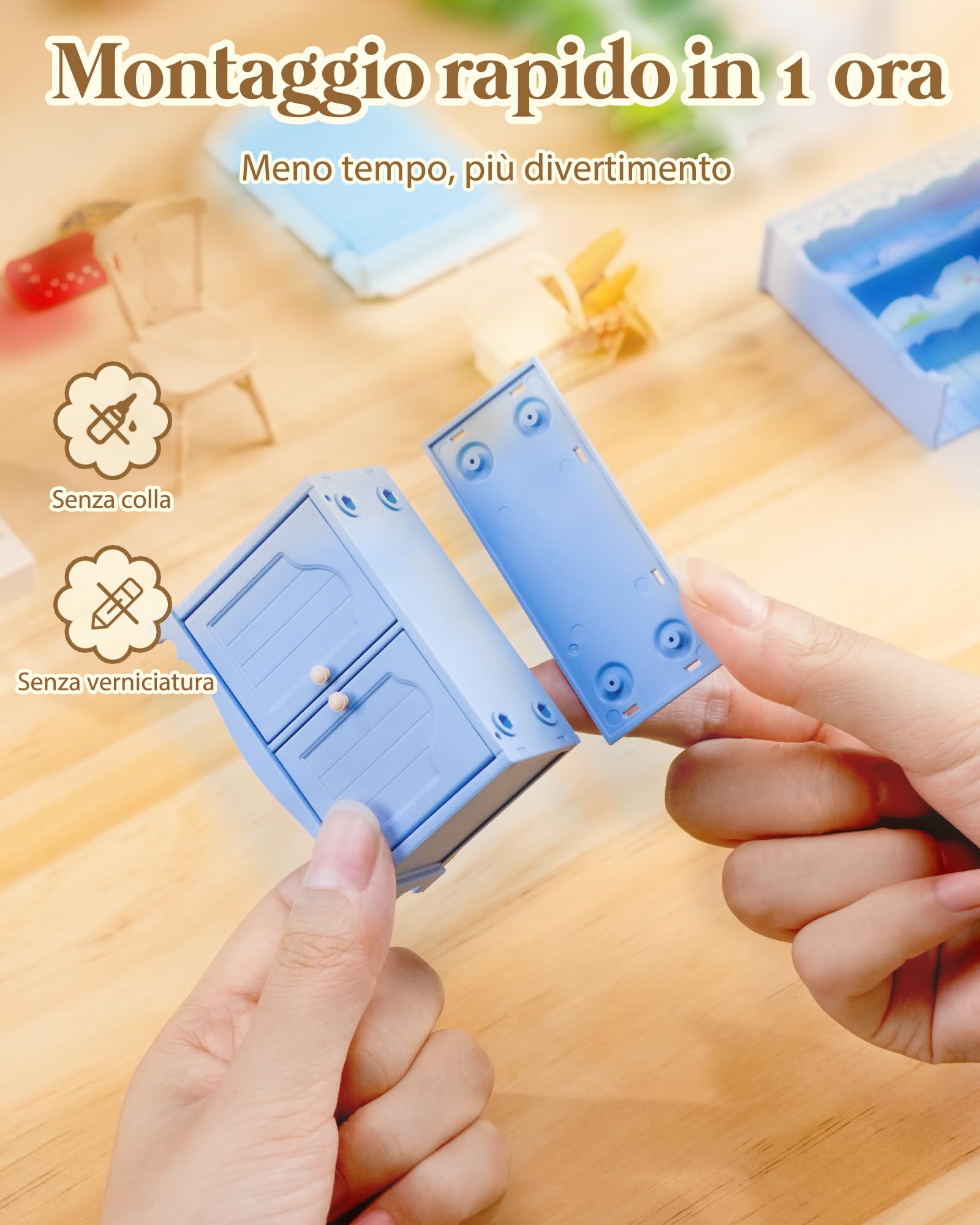 Rolife Super Creator Midsummer Dream Yard, kit fai da te in miniatura, casa delle bambole e oggetti da collezione per action figure, kit di modelli per adulti da costruire, compleanno creativo per