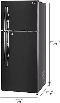 いぶき LG 260 L 3 Star Frost Free Inverter Double Door Refrigerator