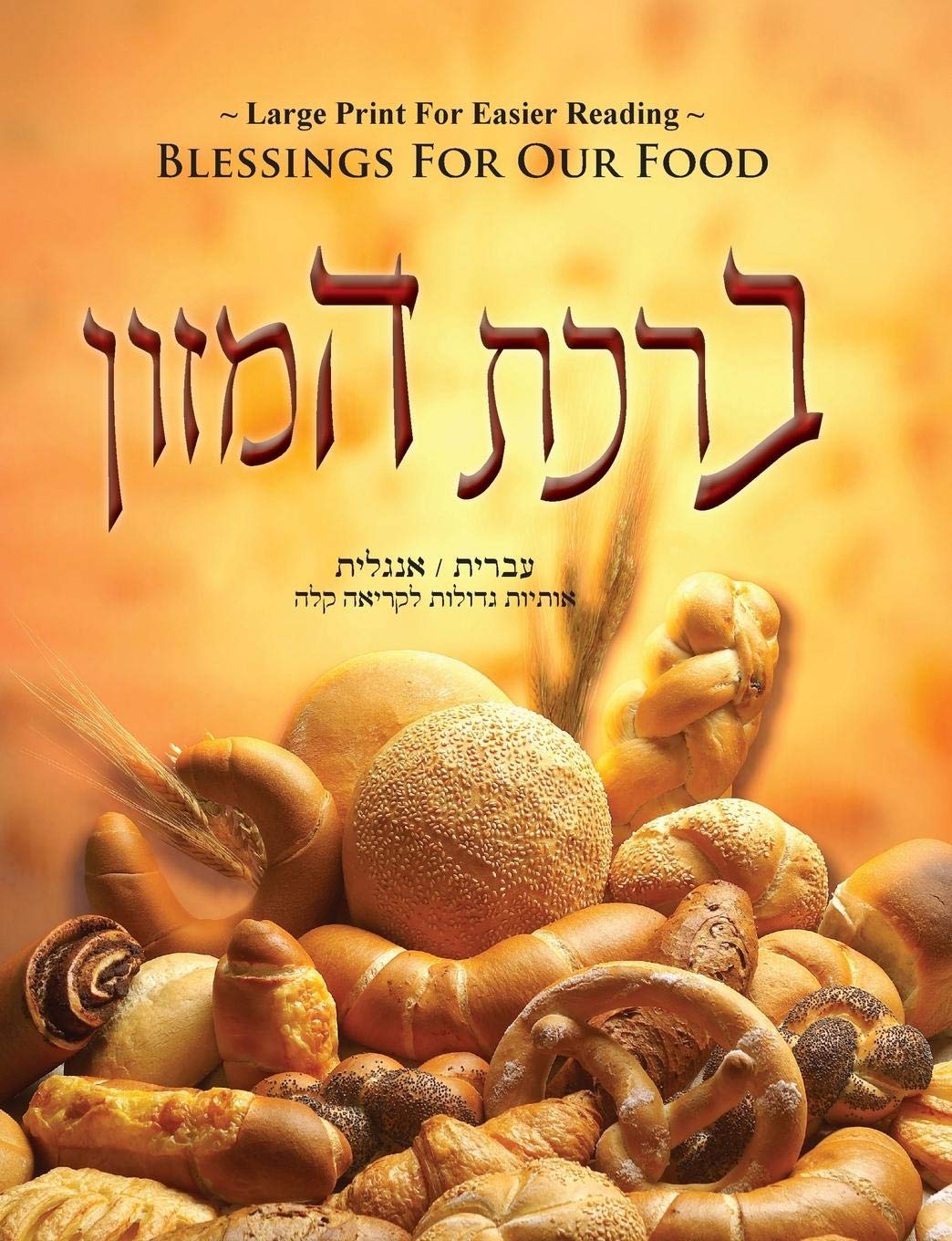 Blessings For Our Food - Birkat HaMazon: ברכת המזון (Hebrew Edition)