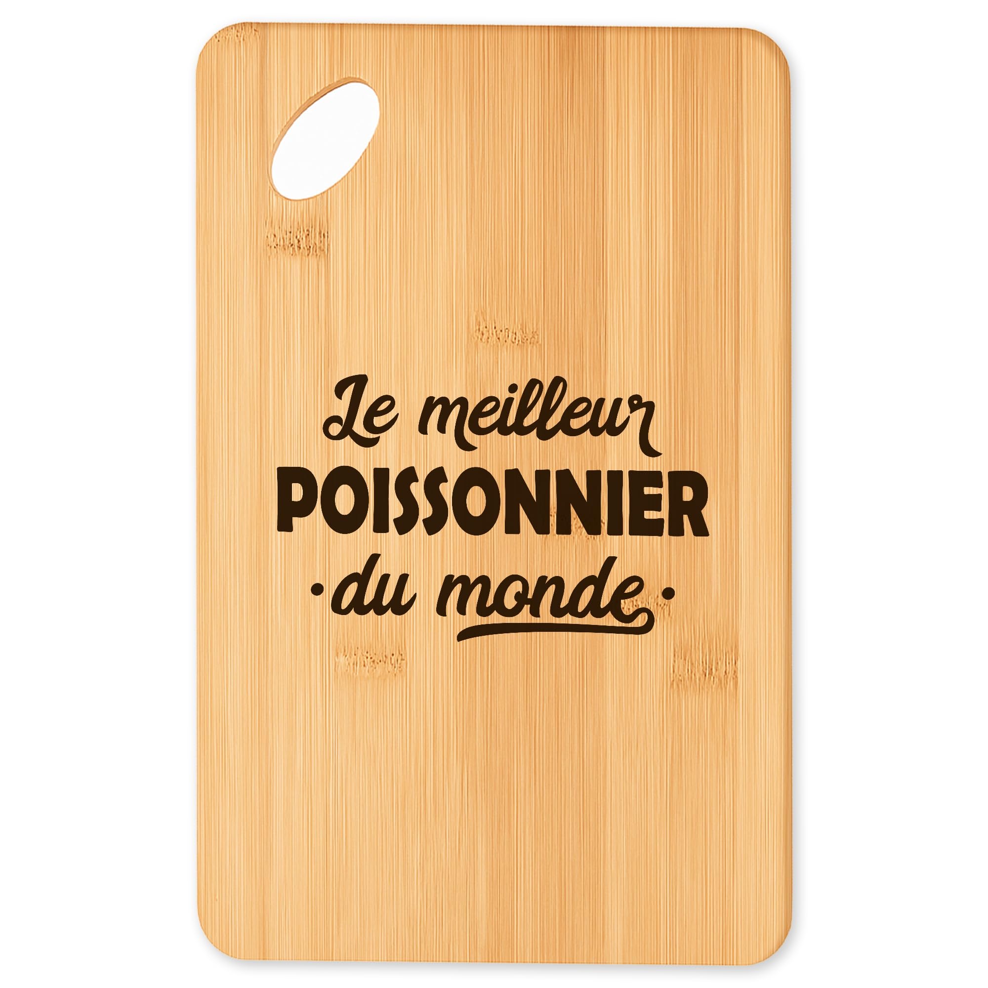 Planche à découper en bambou Super Poissonnier 2 pour cuisine