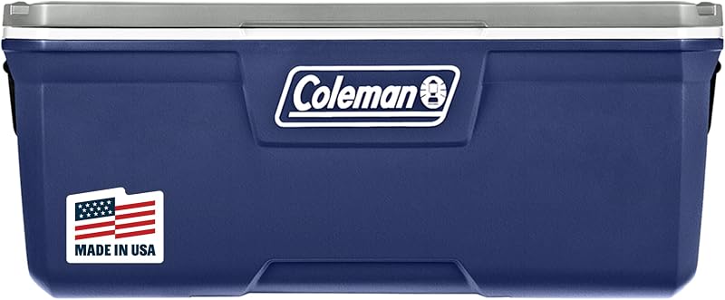 Coleman Classic Series Enfriador portátil aislado, enfriador duro para exteriores resistente a fugas que mantiene el hielo hasta 5 días, 52/70/120/150 cuartos
