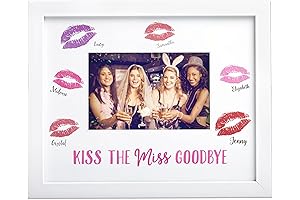 Kate & Milo Bachelorette Signature Frame: The Ultimate Bachelorette Keepsake and Alternative Guest Book