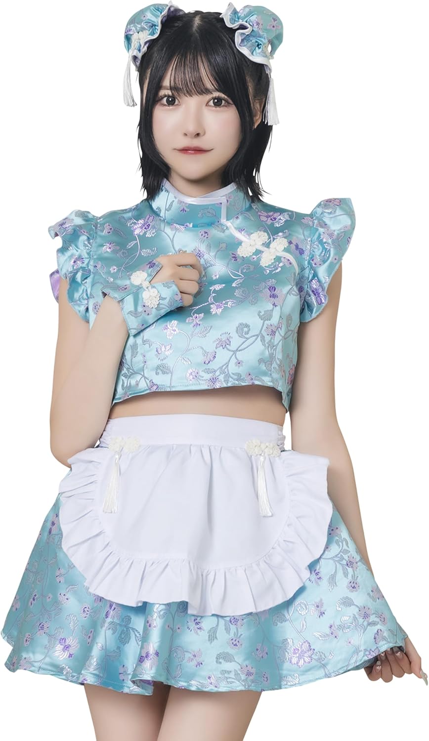 クリアストーン(Clearstone) リリカルパレット コスプレ ハロウィン 水色チャイナメイド JamsCollection レディース ブルー クリアストーン(Clearstone) リリカルパレット コスプレ ハロウィン 水色チャイナメイド JamsCol...