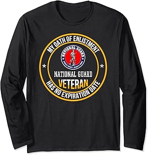 National Guard Veteran My Oath Of Enlistment Christmas Long Sleeve T-Shirt