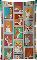 Vista 40 de Caroline's Treasures MLM1101KTWL - Lotes de color rojo y blanco Pembroke Corgi toalla de cocina Pembroke Paños de cocina toalla de mano toalla