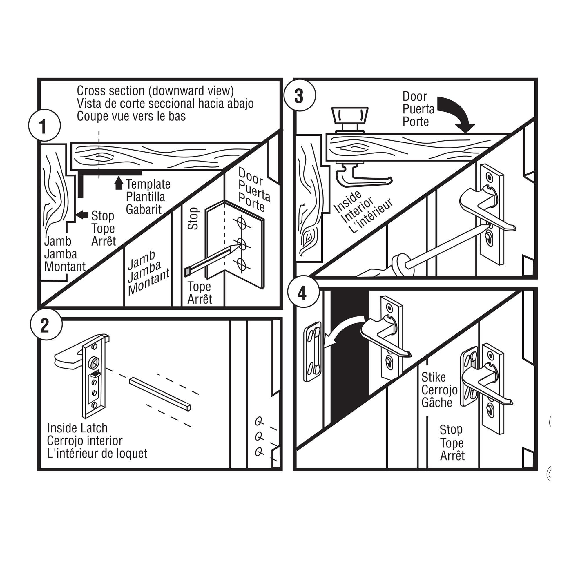 Amazon.com: Prime-Line K 5121 Tulip Knob Latch, 1-3/4 In. Mounting