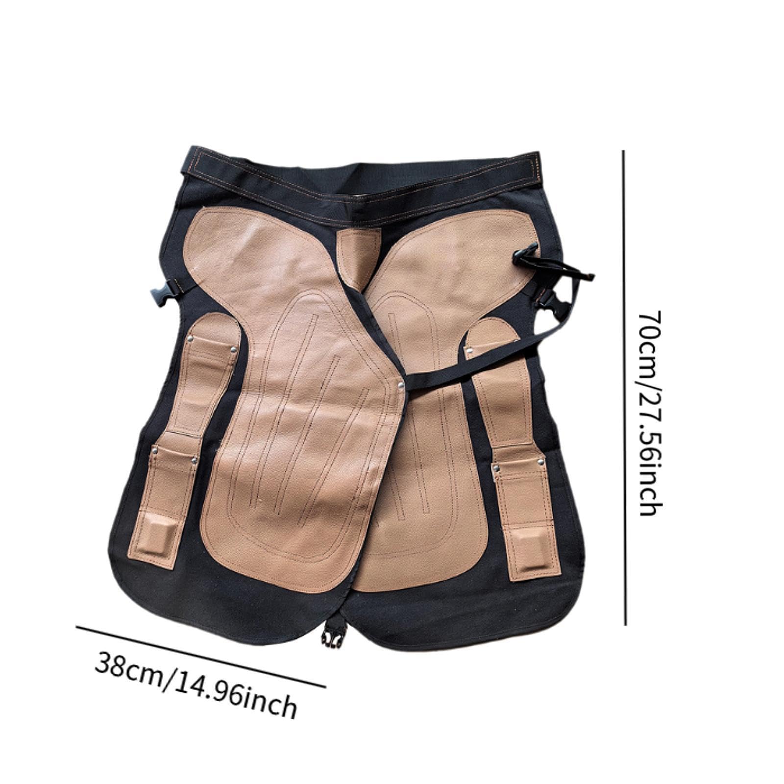 Grembiule da maniscalco for con tasche portautensili for equini for la rifinitura degli zoccoli Attrezzatura for la rifinitura degli zoccoli Accessori for la cura del cavallo Grembiule da cavaliere