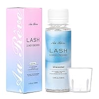 Vista 9 de Limpiador de pestañas concentrado de 3.4 fl oz, champú concentrado de pestañas, limpiador de pestañas, sin aceite, champú para extensiones