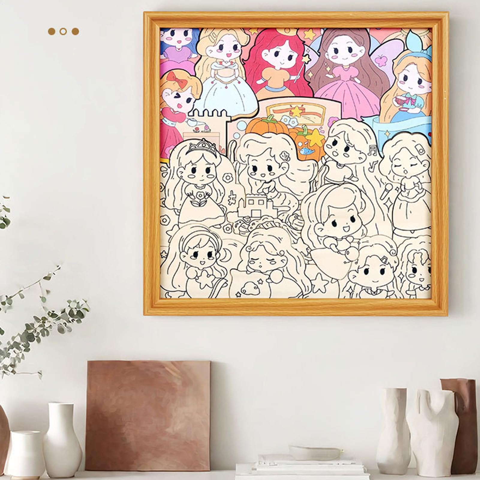 Cornice Per Puzzle Giochi Educativi Per Bambine Con Attività Di Colorazione | Giochi di Puzzle con Disegni per Bambini Per Bambini Ragazzi e Ragazze Camera da Aula Stanza dei Giochi Compleanno e F