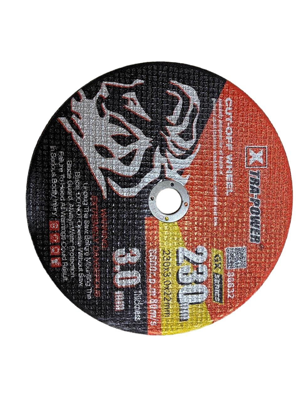 Xtra-power Cutting Wheels 9" GX black(Set of 3 Pieces) | Made of Aluminium Oxide Grain Abrasive| Use For Cutting of Metals, Steel, Stainless Steel, Metals 230x3.0 mmx22mm-picture-24