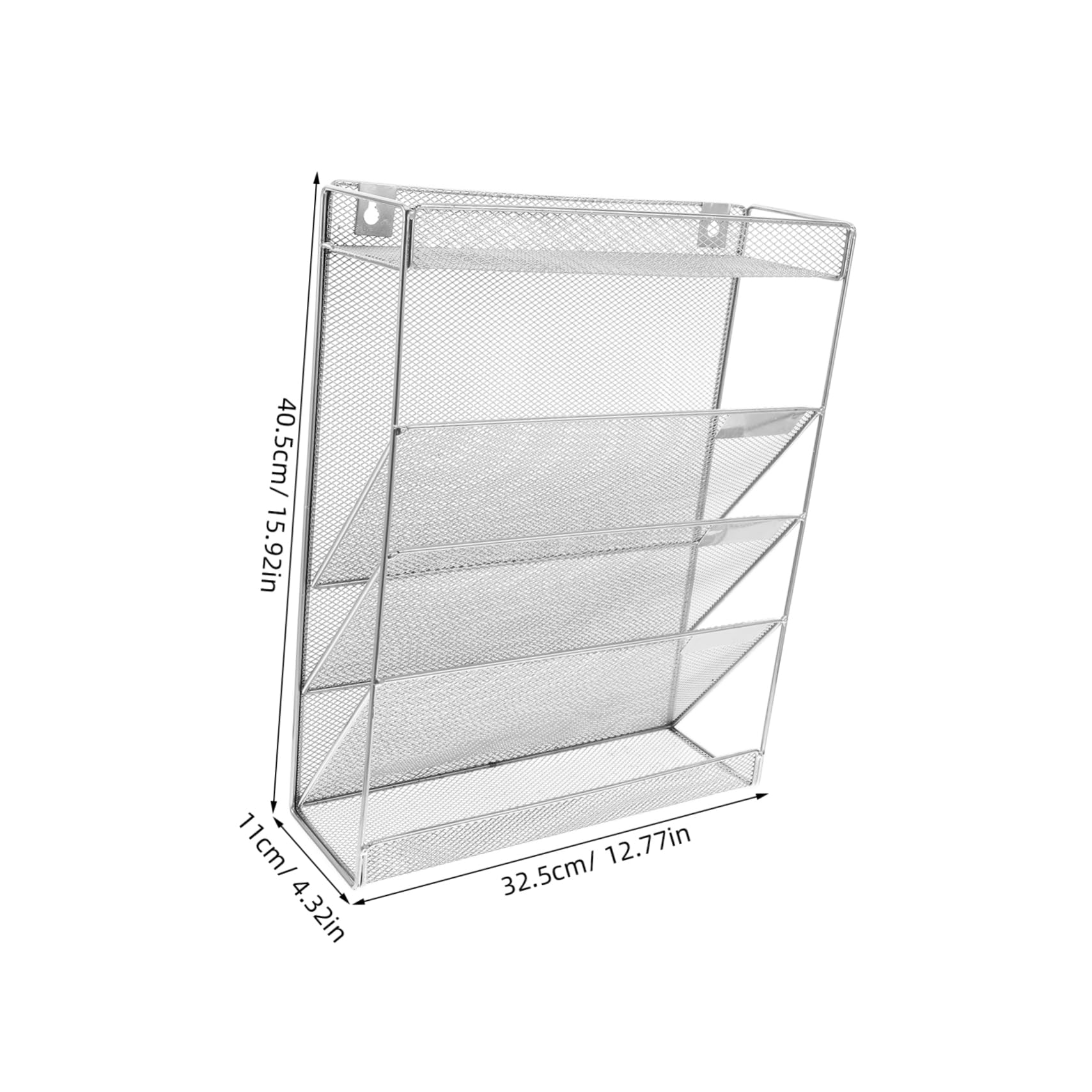 Uonlytech Wand-dokumentenhalter Mit Hängeregistratur-organizer Für Büro Hängeordner-organizer Aktenhalter Wandhalter Hängende Wandregistratur Kühlschrankregal Halter Für Kühlschrank