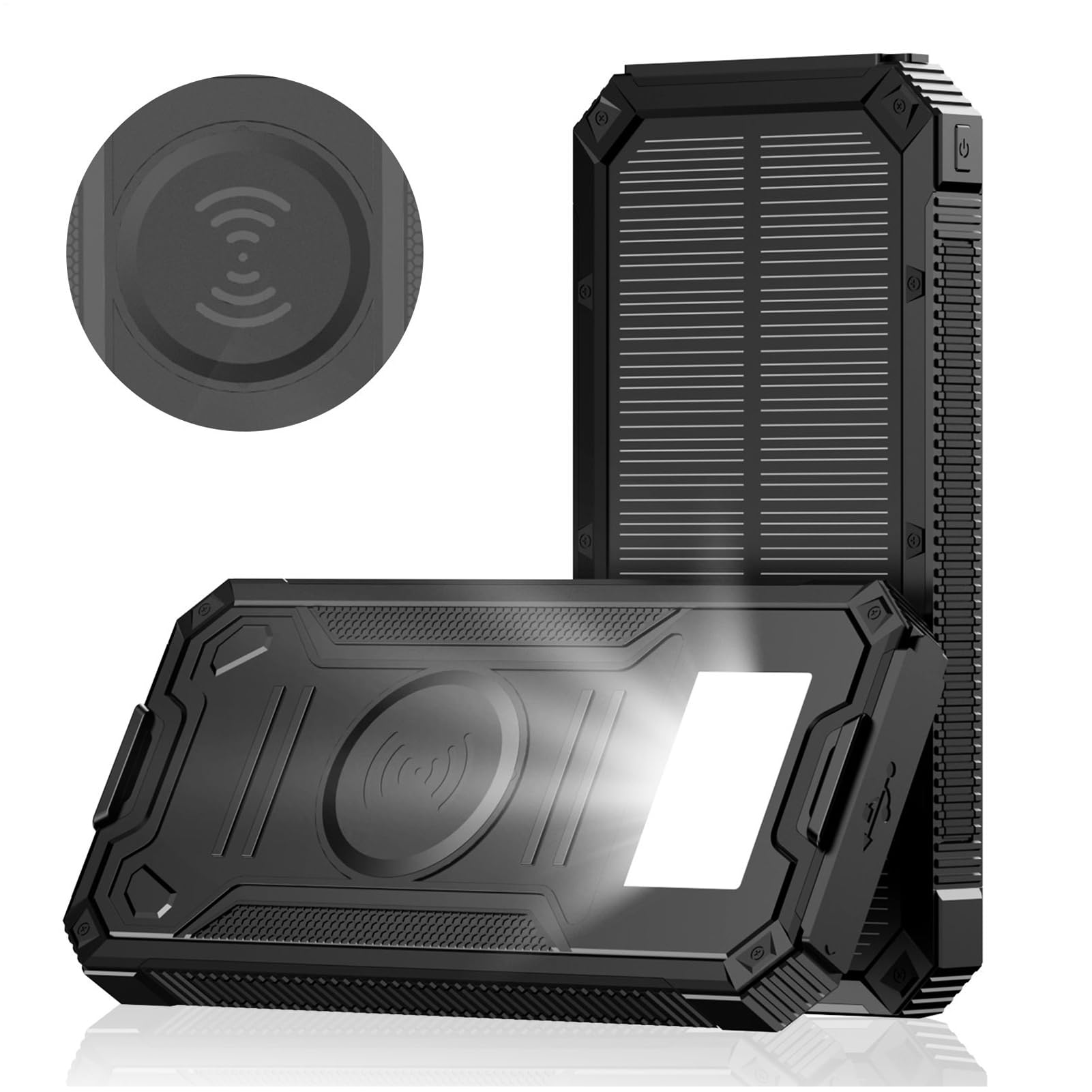 Caricatore a Energia Solare Power Bank 10000mAh Impermeabile