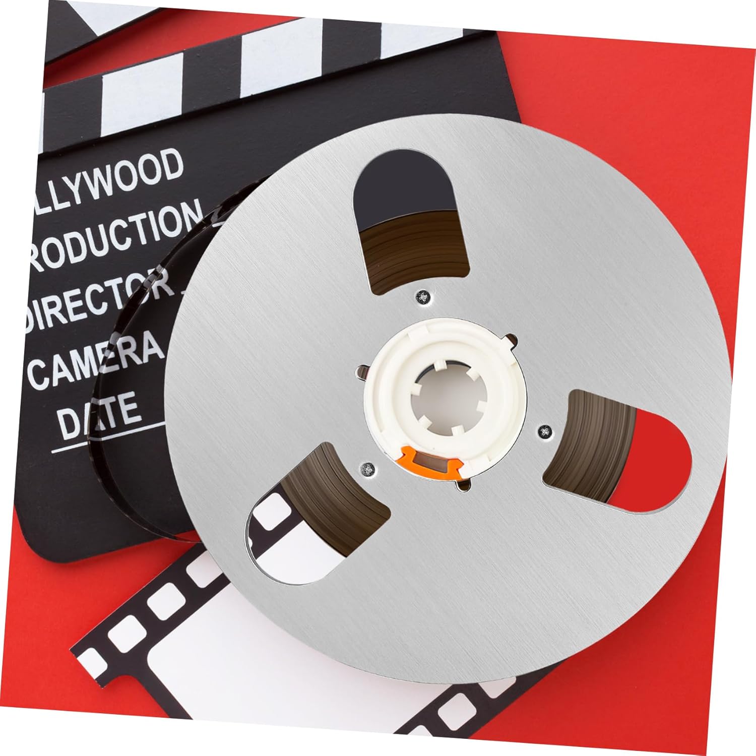 DOITOOL 3holes Aluminum Alloy Empty Tape Reel for Recorders Three Design for Enhanced Strength Secure Tape Storage for Restoring Vintage Audio Equipment