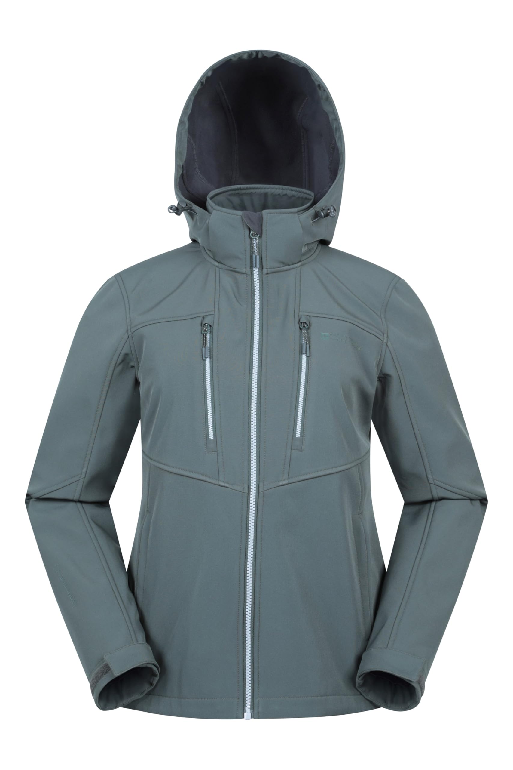 Mountain Warehouse Genesis Veste Softshell pour femme – Manteau imperméable et coupe-vent – Printemps été, randonnée, marche et plein air
