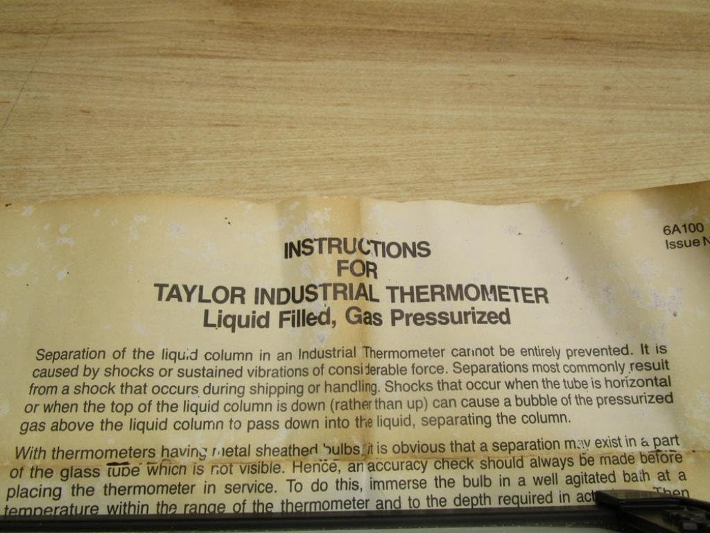 Taylor B7206J012 Bi-Therm Dial Thermometer