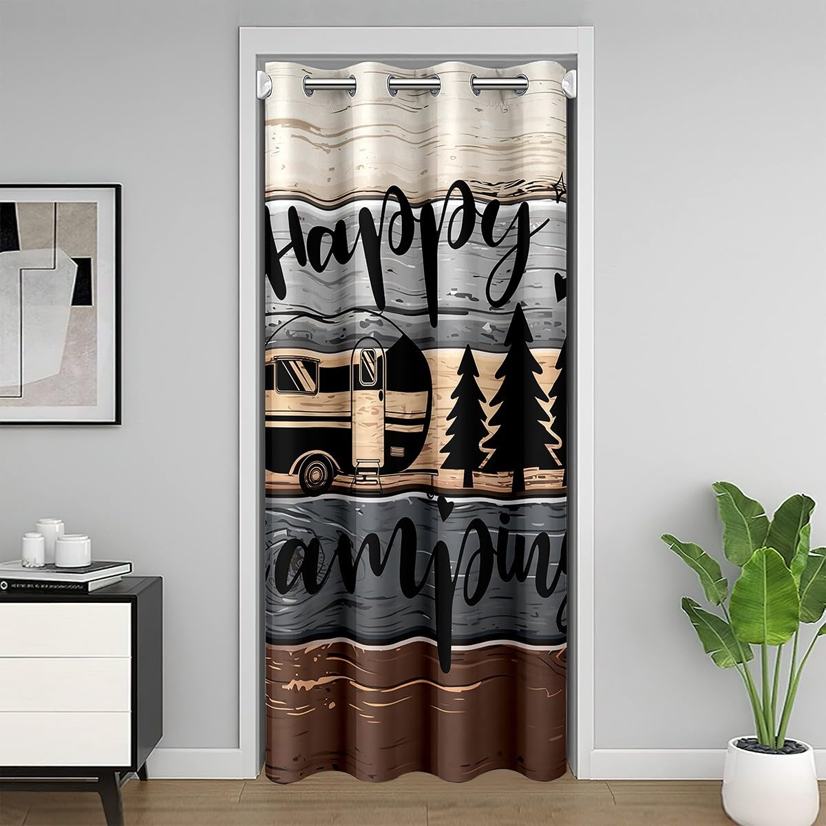 Castle Fairy Western Farmhouse Style Door Curtain 52
