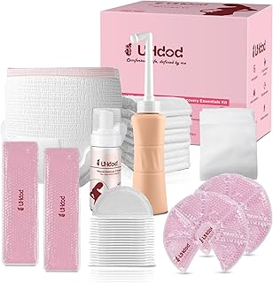 UHdod Postpartum Essentials Recovery Kit, Postpartum Kit for Women After Birth Labor Delivery Postpartum Care Kit, Disposa...